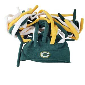 NFL Green Bay Packers Crazy Hair Dreads Fleece Beanie Winter Hat Reebok Mens OS